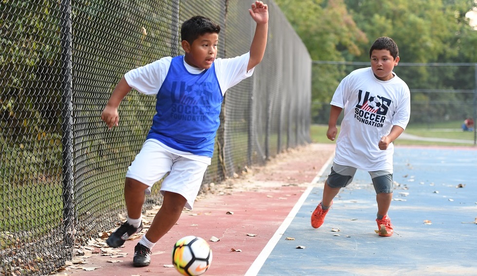 Children Playing Soccer